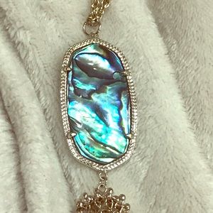 Abalone shell Kendra Scott necklace